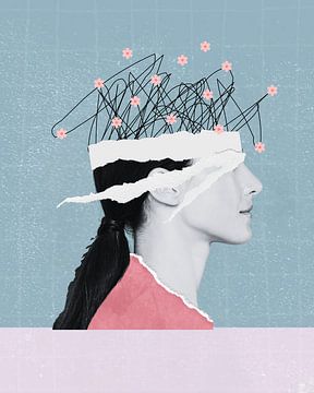 Love yourself Flowers van Miranda Coops