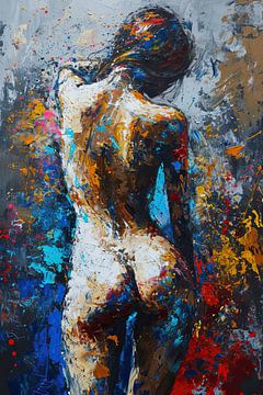 Abstraction figurative moderne sur Blikvanger Schilderijen