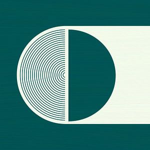 Retro Mond Teal