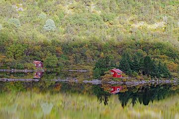 The cottage by the lake by Reinhard  Pantke