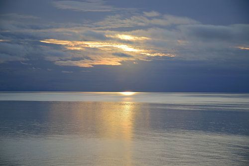 Zonsondergang in Alaska