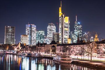 Frankfurt am Main bei Nacht von Michael Blankennagel