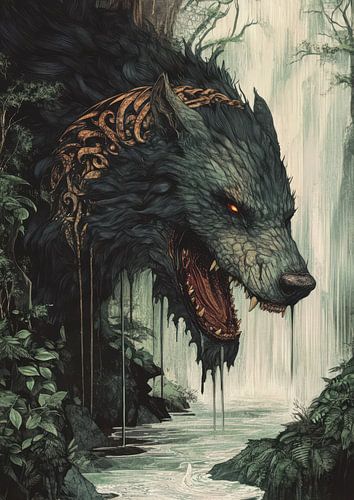 Uralte Bestie der Heiligen Wasserfälle