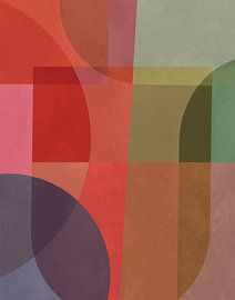 Overlappende en transparante kamers 2 van Angel Estevez