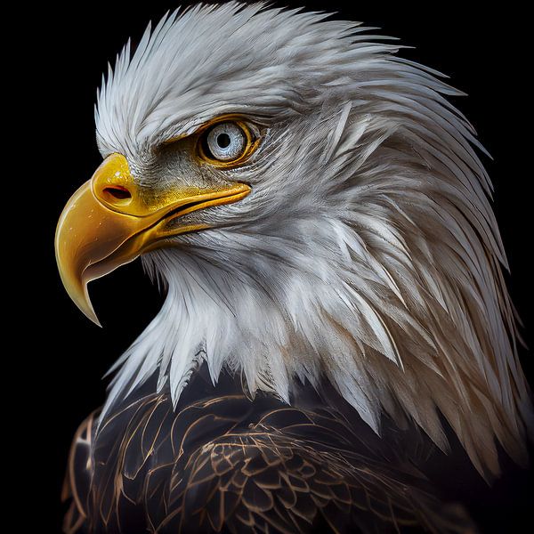 Porträt eines Amerikanischen Weißkopfseeadler von Animaflora PicsStock