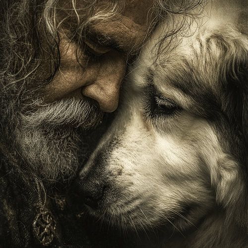 De Zachte Waker | Portret van een Pyrenese Berghond