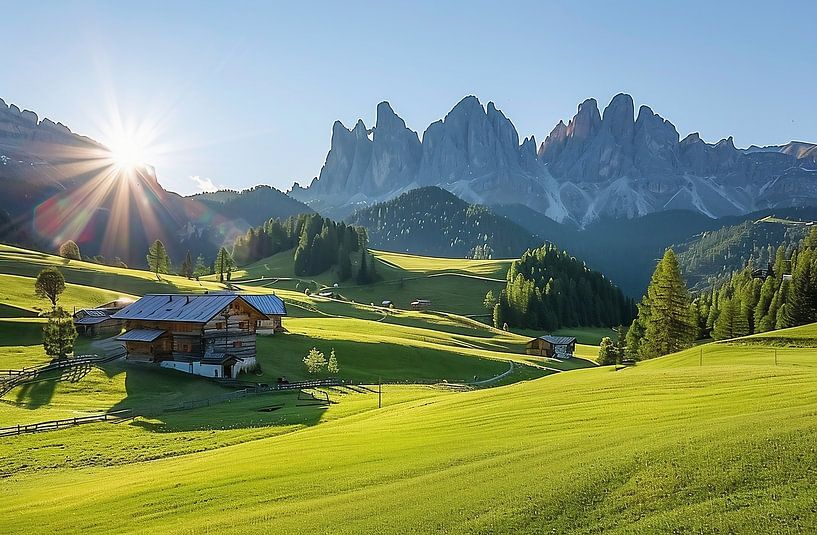 Himmlische Ruhe in den Dolomiten von fernlichtsicht