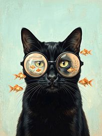 Nocsi the cat loves fish
