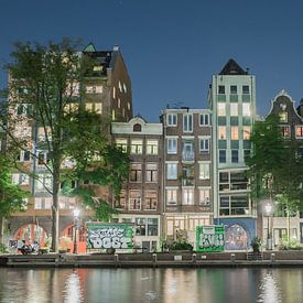 Amsterdam in de nacht 2.0 van Stijn van Hulten