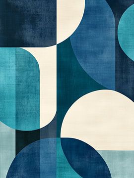 Blauwe geometrie van artefacti