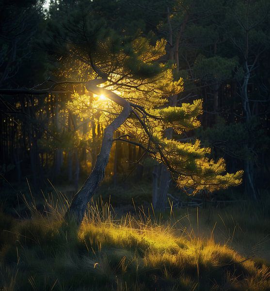 Sommerlicher Wald voller Leben von fernlichtsicht