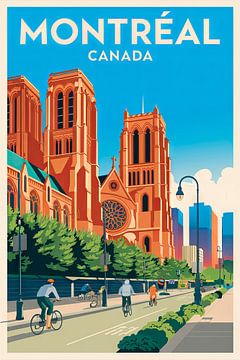 Montréal, Canada. by Poster Art Shop
