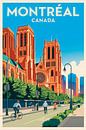 Montréal, Canada. by Poster Art Shop thumbnail