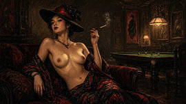 The Femme Fatale at the Fair by Manjik Pictures