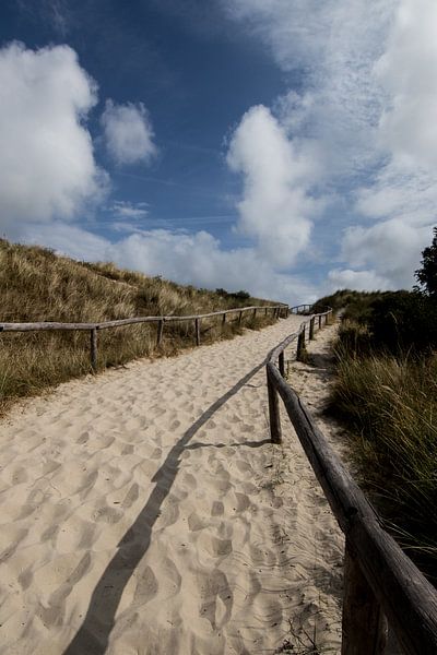 Strandopgang Vlieland van Anna Groenia