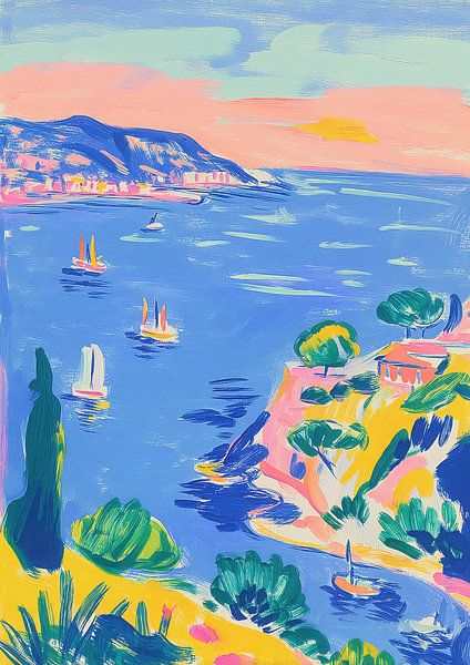 French Riviera Pastel by Niklas Maximilian