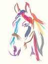 Pferd Farbe mich schön in Ecru von Go van Kampen Miniaturansicht