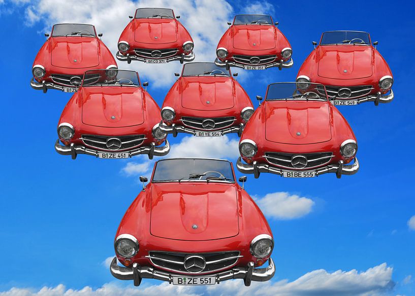 Mercedes-Benz 190 SL fly von aRi F. Huber