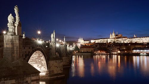 Prague by night