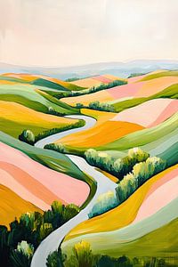Farbenfrohe Landschaft