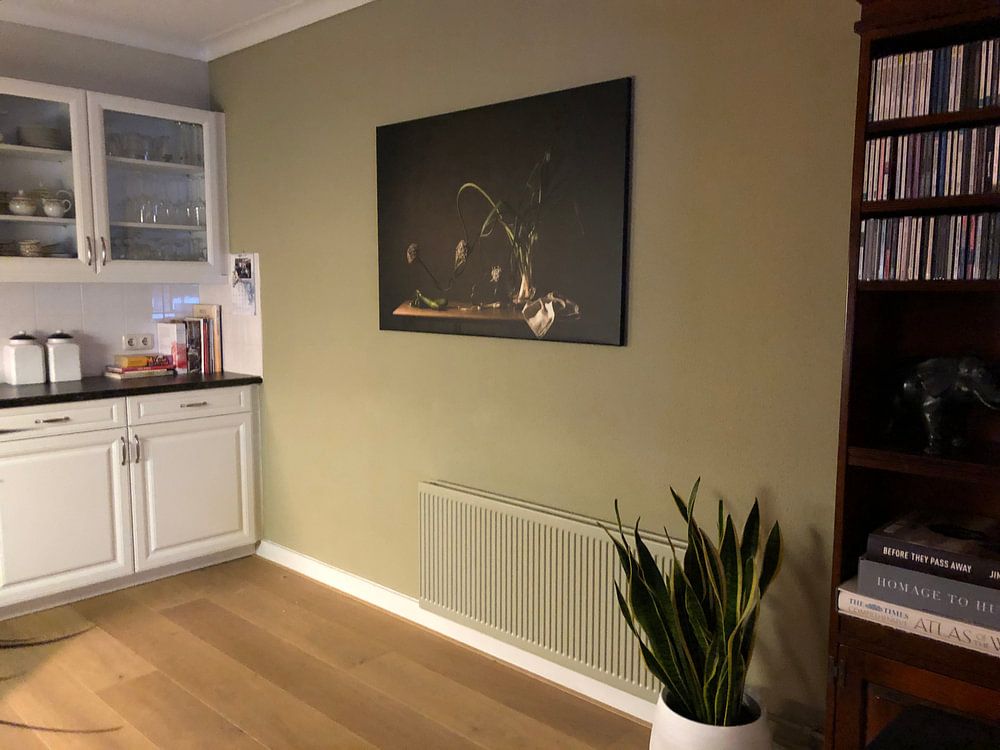 Still life in green  by Monique van Velzen 