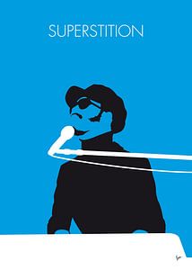 No039 MY STEVIE WONDER Minimal Music poster van Chungkong Art