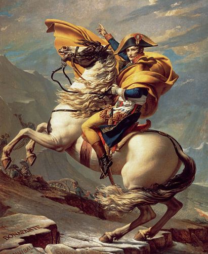 Napoleon steekt de Alpen over, Jacques Louis David