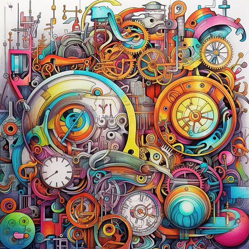 Die Malerei des mechanischen Orakels