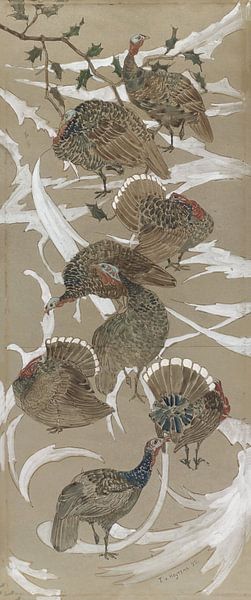 Acht Truthähne, Theo van Hoytema von Marieke de Koning