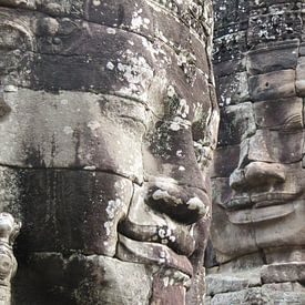 visage Boedhha Temple cambodgien sur Nicole - Creative like Nomads