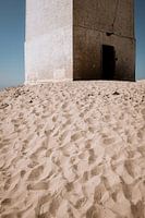 Vieux murs dans les dunes