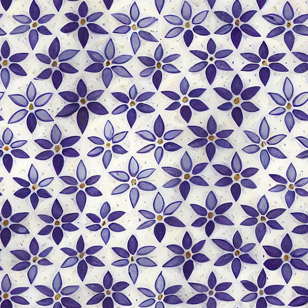 Azulejo pattern #VII by Whale & Sons