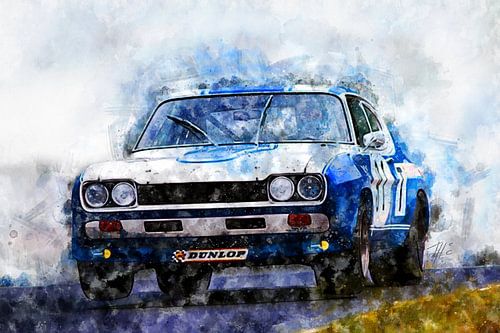 Ford Capri 2600RS, Hans-Joachim vastgelopen.