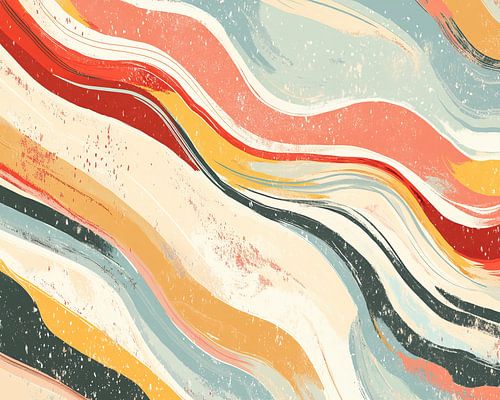 Vagues de couleurs dynamiques