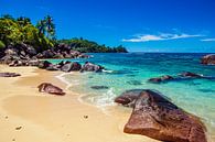 Plage de rêve Baie Lazare  - Mahé - Seychelles par Max Steinwald Aperçu