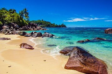 Plage de rêve Baie Lazare  - Mahé - Seychelles