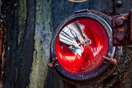 Taillight Passenger Carriage at Hombourg Station by Rob Boon