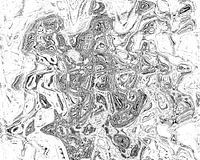 art numérique abstrait noir et blanc 4