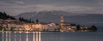 An evening in Salo, Lake Garda, Italy