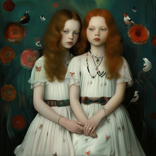 Roodharige meisjes in droomland