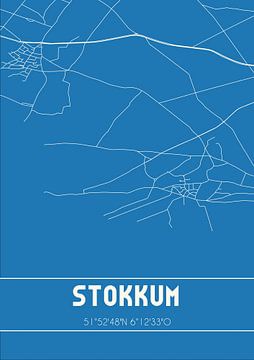 Blueprint | Carte | Stokkum (Gueldre) sur Rezona