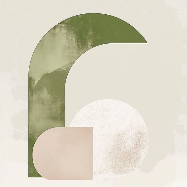 Abstracte vormen van Poster Art Shop