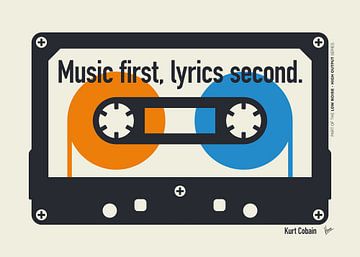 No. 11 Music first, lyrics second Kurt Cobain by Chungkong Art