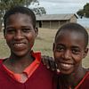 Masai meisjes van Gonnie van de Schans