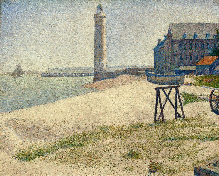 De vuurtoren in Honfleur, Seurat van Liszt Collection