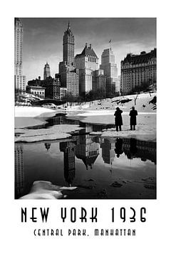New York 1936: Central Park, Manhattan von Christian Müringer