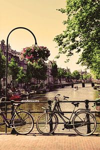 Innenstadt von Amsterdam Niederlande Alt
