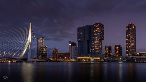 Rotterdam Skyline at Night