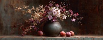 Vase Blumen von Blickfänger Gemälde