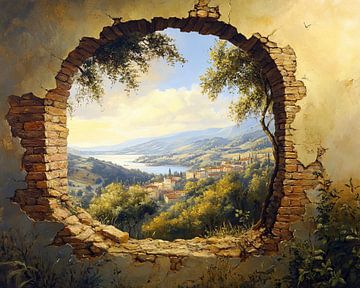 Landschap | Through The Ages Gaze van OMG Art